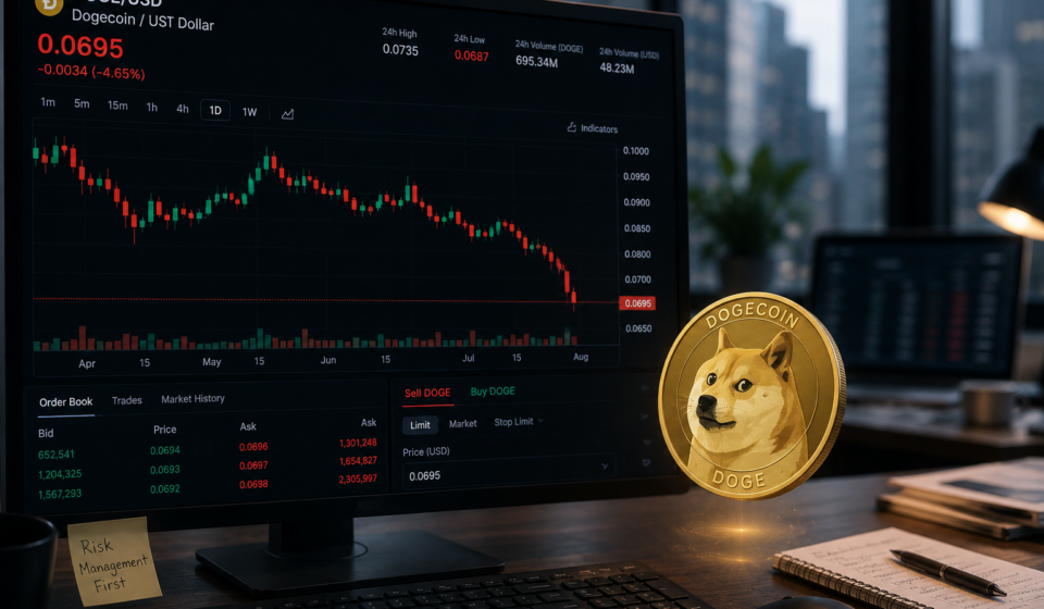 DOGE slides below $0.070 as market sentiment weakens