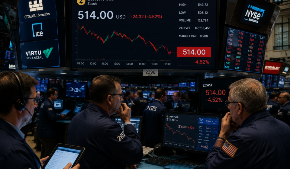 ZEC dips toward the 50-Day EMA as momentum softens