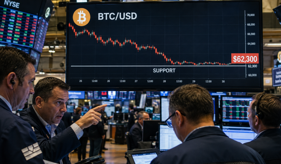 Bitcoin holds $62,300 support as BTC attempts short-term recovery