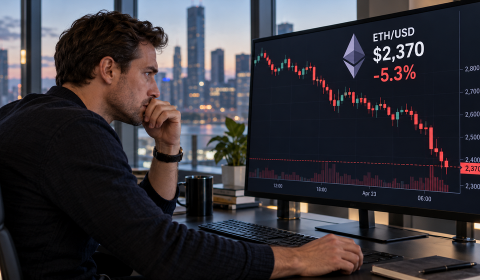 Ethereum dips below $2,400 as hot inflation fuels selling and long liquidations