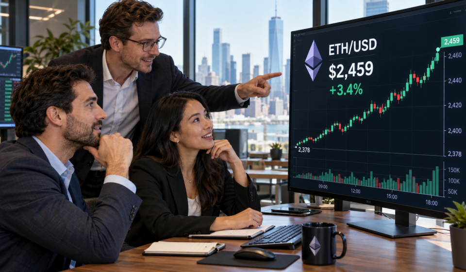 Ethereum reclaims $2,400 as falling Treasury yields ease inflation pressure